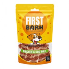 First Bark Dog Treats Soft Chicken And Cod Roll 70 Gm